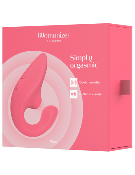 WOMANIZER BLEND ESTIMULADOR VIBRADOR RABBIT ROSA