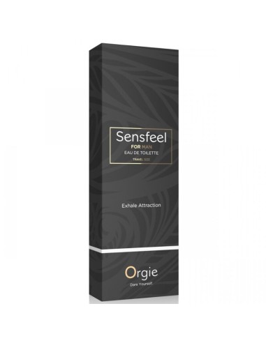 ORGIE SENSFEEL EAU DE TOILETTE CON POTENCIADOR DE FEROMONAS TAMAAO VIAJE PARA HOMBRE 10 ML