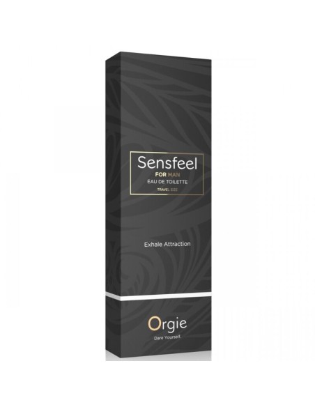ORGIE SENSFEEL EAU DE TOILETTE CON POTENCIADOR DE FEROMONAS TAMAAO VIAJE PARA HOMBRE 10 ML