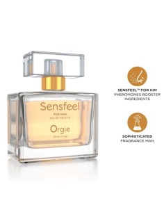 ORGIE SENSFEEL EAU DE TOILETTE CON FEROMONAS BOOSTER PARA HOMBRE 50 ML