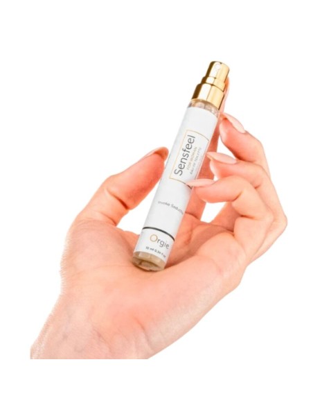 ORGIE SENSFEEL EAU DE TOILETTE CON POTENCIADOR DE FEROMONAS TAMAAO VIAJE PARA MUJER 10 ML