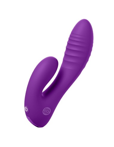 FANTASY FOR HER SECRET LOVER VIBRADOR DOBLE PUNTO G Y CLATORIS RECARGABLE MORADO