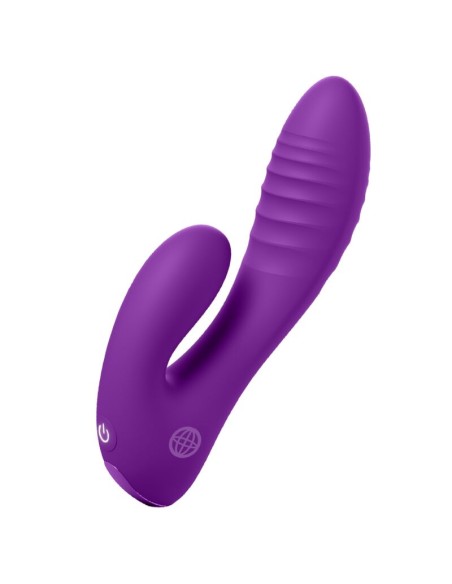 FANTASY FOR HER SECRET LOVER VIBRADOR DOBLE PUNTO G Y CLATORIS RECARGABLE MORADO