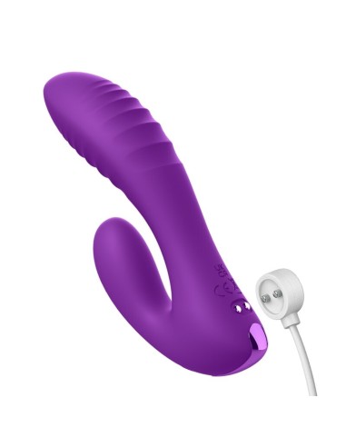 FANTASY FOR HER SECRET LOVER VIBRADOR DOBLE PUNTO G Y CLATORIS RECARGABLE MORADO