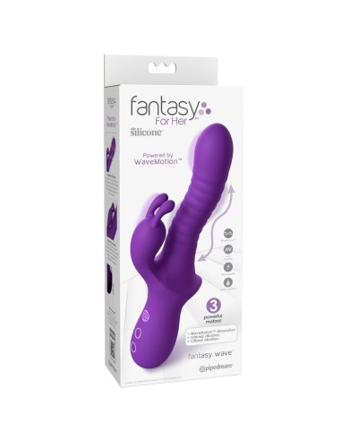 FANTASY FOR HER FANTASY WAVE VIBRADOR WAVEMOTION RECARGABLE MORADO