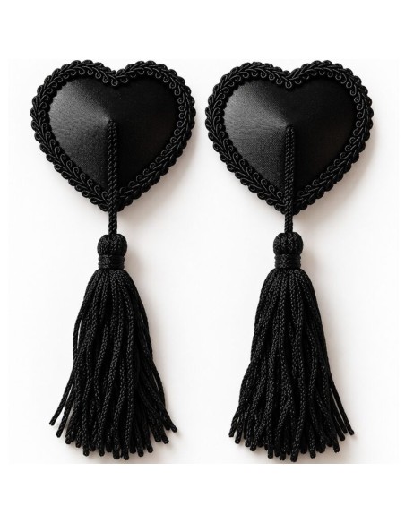 CHILIROSE CR 4897 CUBREPEZONES CORAZAN CON BORLAS NEGRO
