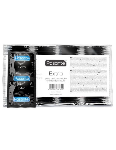 PASANTE EXTRA PRESERVATIVOS EXTRA GRUESOS 144 UNIDADES BOLSA