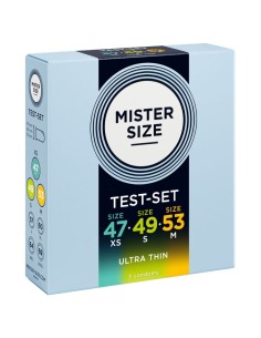 MISTER SIZE PACK MUESTRA PRESERVATIVOS TALLA 47 49 53 MM 3 UNIDADES 2
