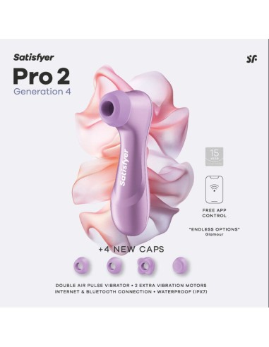 SATISFYER PRO 2 GENERATION 4 ESTIMULADOR DE CLATORIS AMATISTA