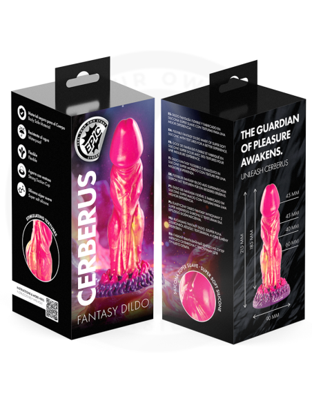 EPIC CERBERUS DILDO FUEGO MITOLAGICO