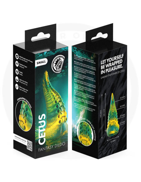 EPIC CETUS DILDO TENTACULO VERDE TAMAAO PEQUEAO