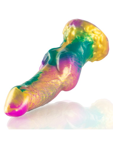 EPIC IRIS DILDO CON TESTACULOS ARCOARIS DE PLACER