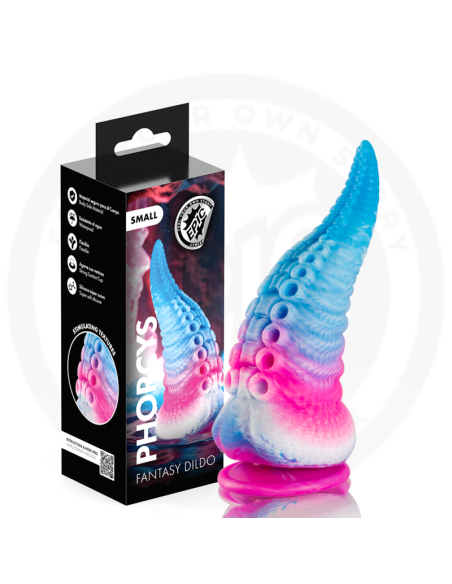EPIC PHORCYS DILDO TENTACULO AZUL TAMAAO PEQUEAO