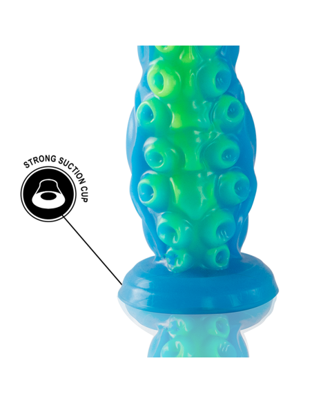 EPIC SCYLLA DILDO TENTACULO FINO FLUORESCENTE TAMAAO GRANDE