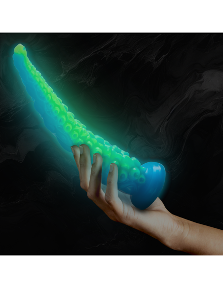 EPIC SCYLLA DILDO TENTACULO FINO FLUORESCENTE TAMAAO GRANDE