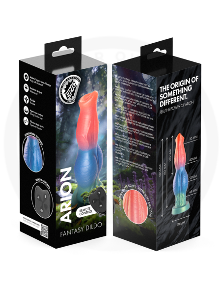 EPIC ARION DILDO SINFONAA DEL PLACER RECARGABLE CONTROL REMOTO