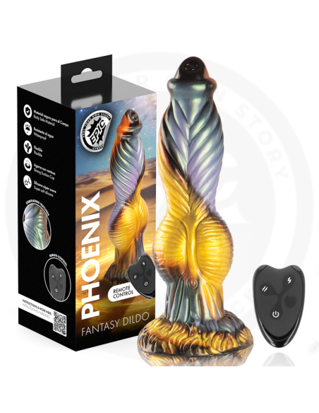 EPIC PHOENIX DILDO EL RESURGIR DEL PLACER RECARGABLE CONTROL REMOTO