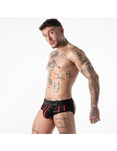 LOCKER GEAR FULL MILITARY ACCESS JOCK BRIEF ROJO S