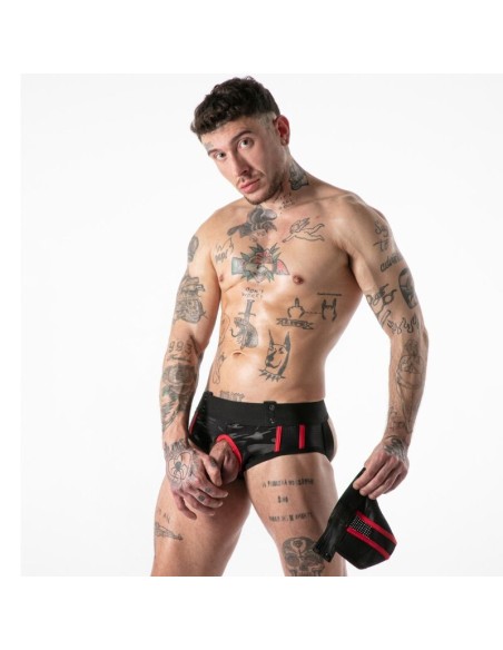 LOCKER GEAR FULL MILITARY ACCESS JOCK BRIEF ROJO S