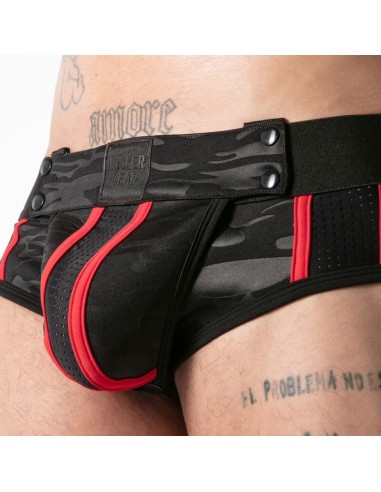 LOCKER GEAR FULL MILITARY ACCESS JOCK BRIEF ROJO S