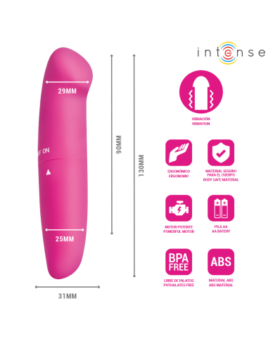 INTENSE PHIL VIBRADOR PUNTO G ROSA 13 CM