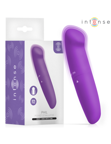 INTENSE PHIL VIBRADOR PUNTO G LILA 13 CM