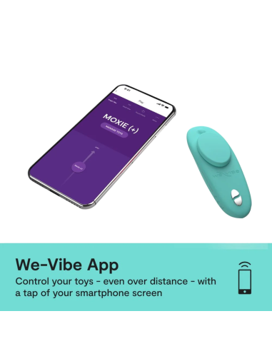 WE VIBE MOXIE VIBRADOR PARA BRAGUITAS CON CLIP MAGNATICO AGUA