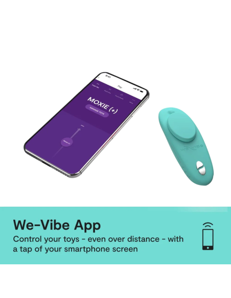 WE VIBE MOXIE VIBRADOR PARA BRAGUITAS CON CLIP MAGNATICO AGUA