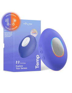 WE VIBE TEMP VIBRADOR CON FUNCIAN DE CALOR Y FRAO AZUL LAVANDA 2