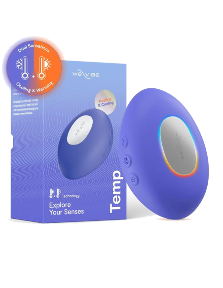 WE VIBE TEMP VIBRADOR CON FUNCIAN DE CALOR Y FRAO AZUL LAVANDA