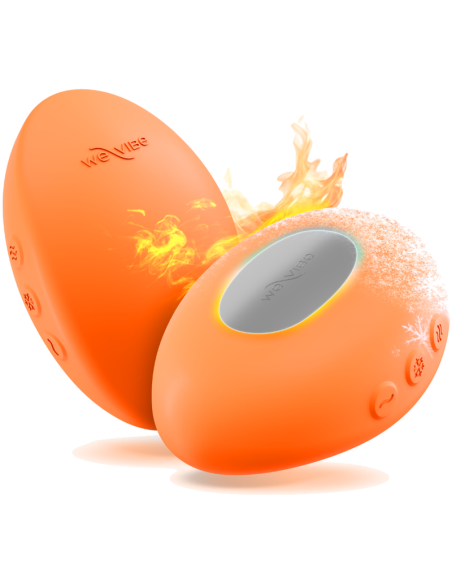 WE VIBE TEMP VIBRADOR CON FUNCIAN DE CALOR Y FRAO MANDARINA