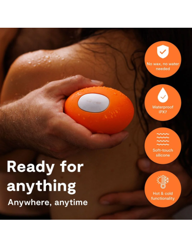 WE VIBE TEMP VIBRADOR CON FUNCIAN DE CALOR Y FRAO MANDARINA