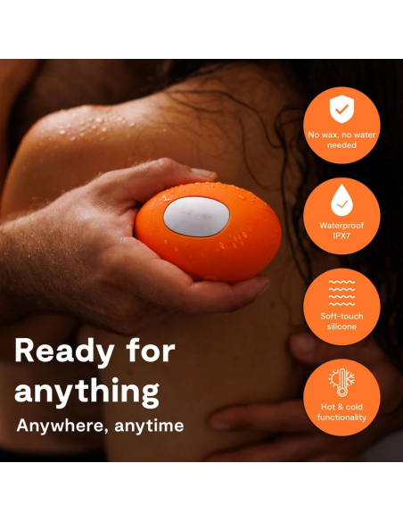 WE VIBE TEMP VIBRADOR CON FUNCIAN DE CALOR Y FRAO MANDARINA