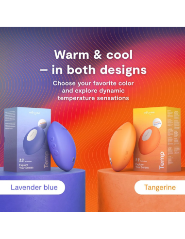 WE VIBE TEMP VIBRADOR CON FUNCIAN DE CALOR Y FRAO MANDARINA
