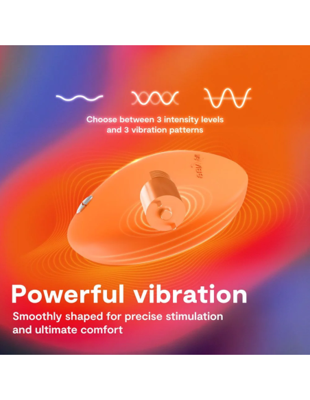 WE VIBE TEMP VIBRADOR CON FUNCIAN DE CALOR Y FRAO MANDARINA