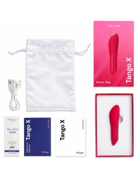 WE VIBE TANGO X VIBRADOR BALA RECARGABLE ROJO CEREZA