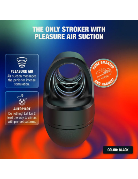 ARCWAVE ION 2 MASTURBADOR MASCULINO CON ESTIMULACIAN POR ONDAS DE AIRE NEGRO