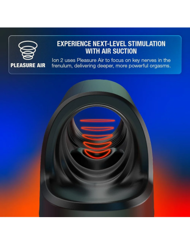 ARCWAVE ION 2 MASTURBADOR MASCULINO CON ESTIMULACIAN POR ONDAS DE AIRE NEGRO