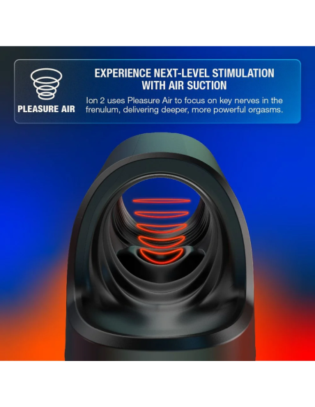 ARCWAVE ION 2 MASTURBADOR MASCULINO CON ESTIMULACIAN POR ONDAS DE AIRE NEGRO