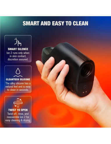 ARCWAVE ION 2 MASTURBADOR MASCULINO CON ESTIMULACIAN POR ONDAS DE AIRE NEGRO