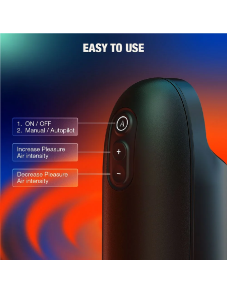 ARCWAVE ION 2 MASTURBADOR MASCULINO CON ESTIMULACIAN POR ONDAS DE AIRE NEGRO
