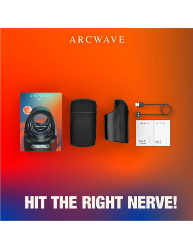ARCWAVE ION 2 MASTURBADOR MASCULINO CON ESTIMULACIAN POR ONDAS DE AIRE NEGRO