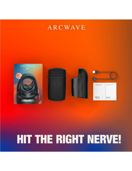 ARCWAVE ION 2 MASTURBADOR MASCULINO CON ESTIMULACIAN POR ONDAS DE AIRE NEGRO