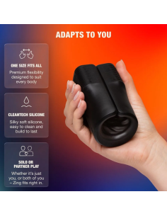ARCWAVE ZING MASTURBADOR MASCULINO VIBRADOR CON DOBLE MOTOR NEGRO 2