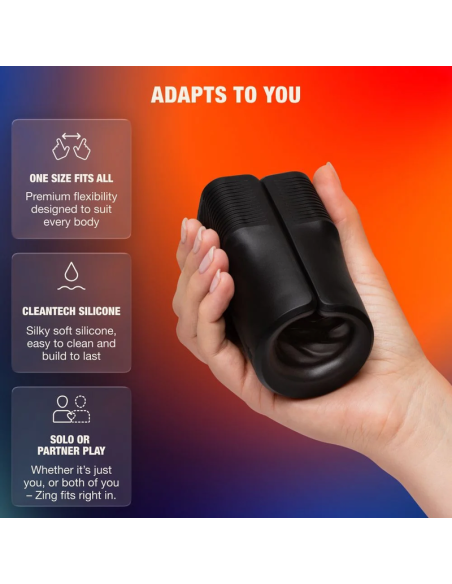 ARCWAVE ZING MASTURBADOR MASCULINO VIBRADOR CON DOBLE MOTOR NEGRO