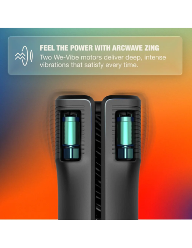 ARCWAVE ZING MASTURBADOR MASCULINO VIBRADOR CON DOBLE MOTOR NEGRO