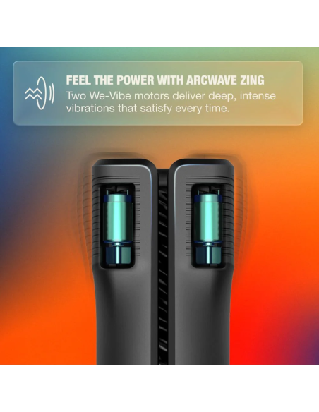 ARCWAVE ZING MASTURBADOR MASCULINO VIBRADOR CON DOBLE MOTOR NEGRO
