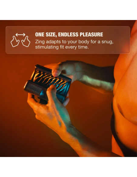 ARCWAVE ZING MASTURBADOR MASCULINO VIBRADOR CON DOBLE MOTOR NEGRO