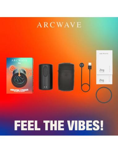 ARCWAVE ZING MASTURBADOR MASCULINO VIBRADOR CON DOBLE MOTOR NEGRO