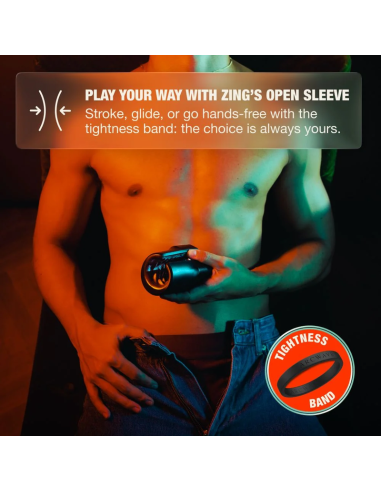 ARCWAVE ZING MASTURBADOR MASCULINO VIBRADOR CON DOBLE MOTOR NEGRO